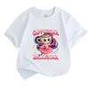 Kids Boys Girls 100% Cotton Crew Neck Short Sleeve T-Shirt,