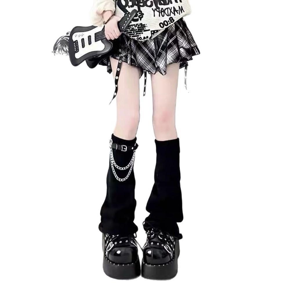 Knitted Long Socks Cold Proof Foot Warmer Sock New Leg Warmers  Women