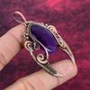 Star Amethyst Gemstone Pendant Copper Wire Wrapped Pendant Latest Design Jewelry