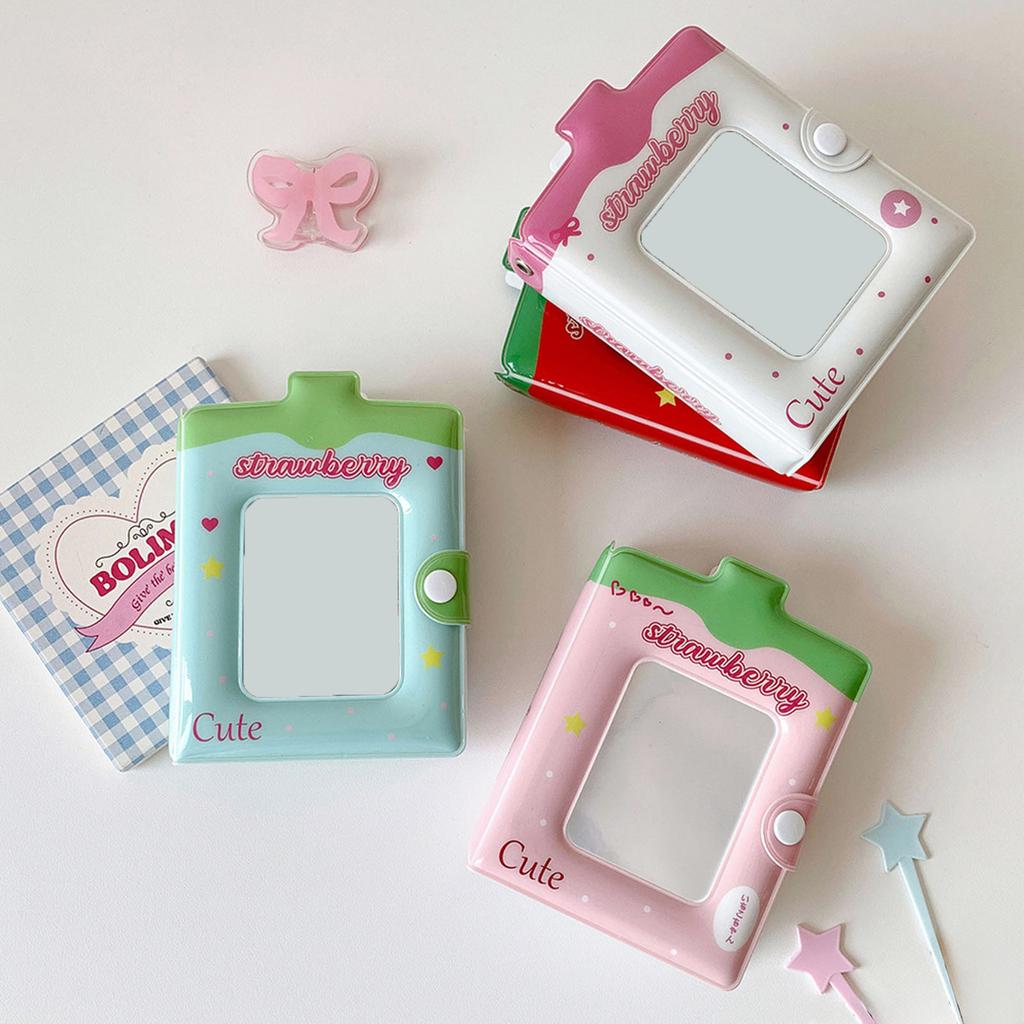 Álbum Binder para Photocard, Mini Álbum de Fotos com Furo para Pendurar Binder para Photocard, Porta-Livro Mini Cartão Fotográfico para Coleções