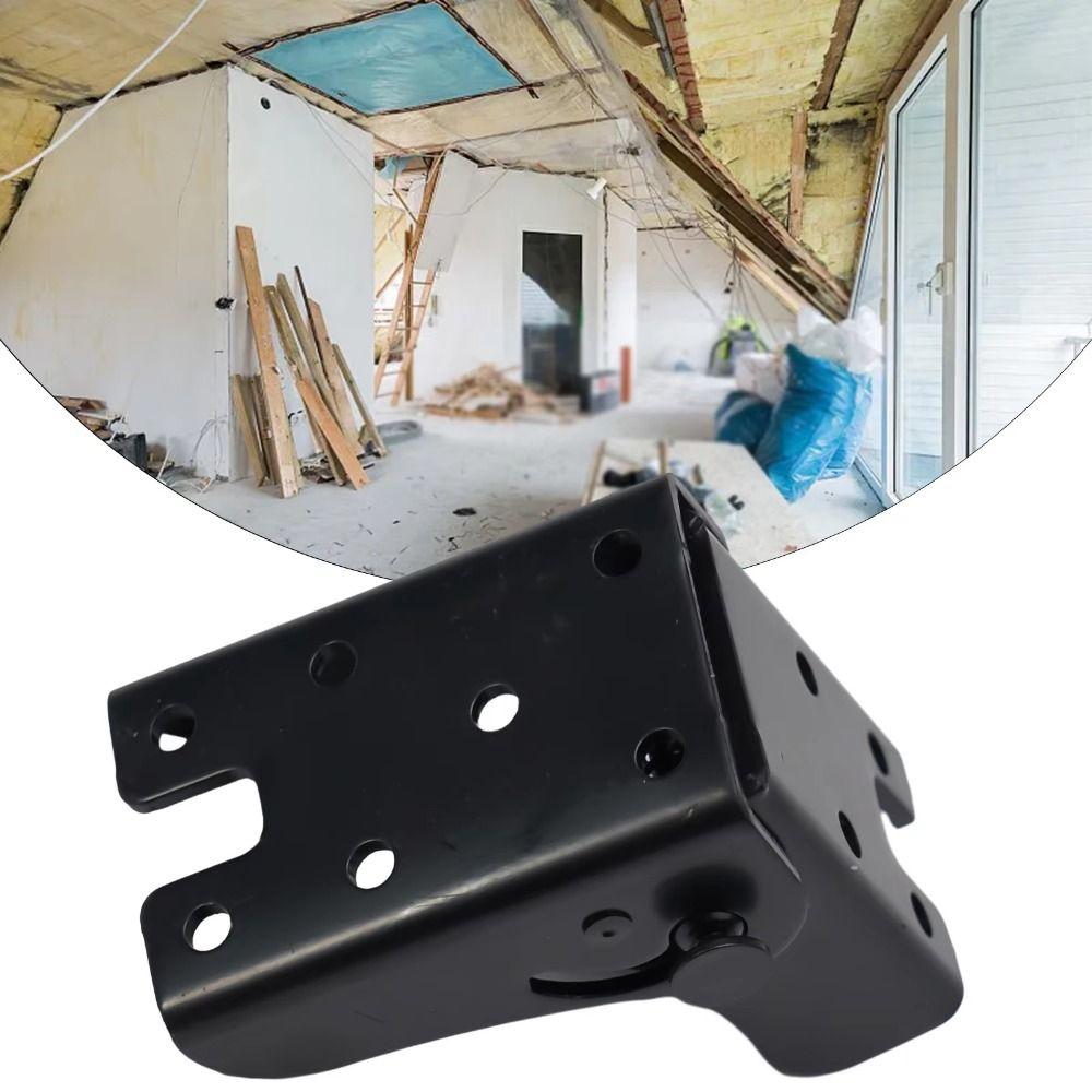 2Pcs 90 Degree Folding Self-Locking Hinge Corrosion Resistance Folding Table Legs Hinges  Sofa