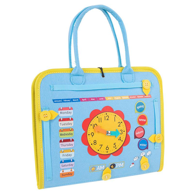 

Childrens Educational Activity Busy Bag With Diy Fabric Material For Early Learning And Math Skills Development