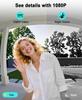 Wireless Video Doorbell (WiFi Smart Doorbell) Supports Two-way Communication and Provides Video Monitoring At the Front Door for Home Security.