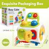 Montessori Busy Cube Toys for Toddler Sensory Activities Busy Board Early Educational Learning Travel Toys Gift for Kids