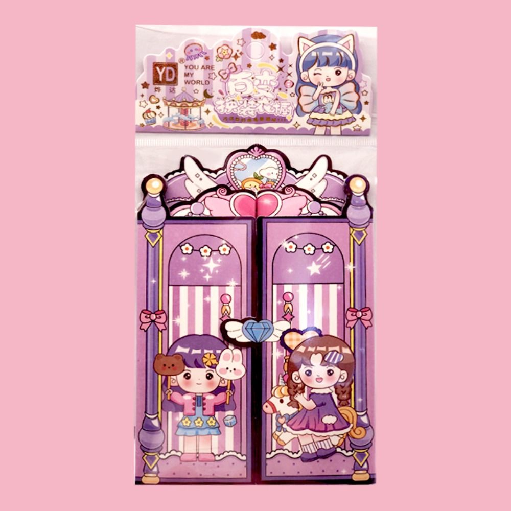 DIY Toy Princess Change Clothes Stickers Quiet Book Busy Book Change Sticker  Children Adult