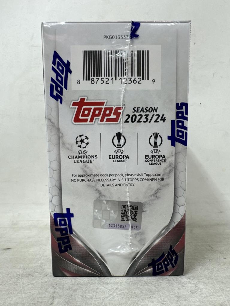 Topps Pudełko Wartość Klubowych Rozgrywek UEFA 2023/24.