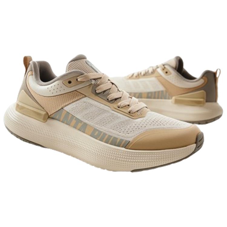 Anta Lightweight Comfortable Slip-Resistant Durable Breathable Low-Top Short Distance Running Shoes Women sneaker Ash-Gray 922445509-2