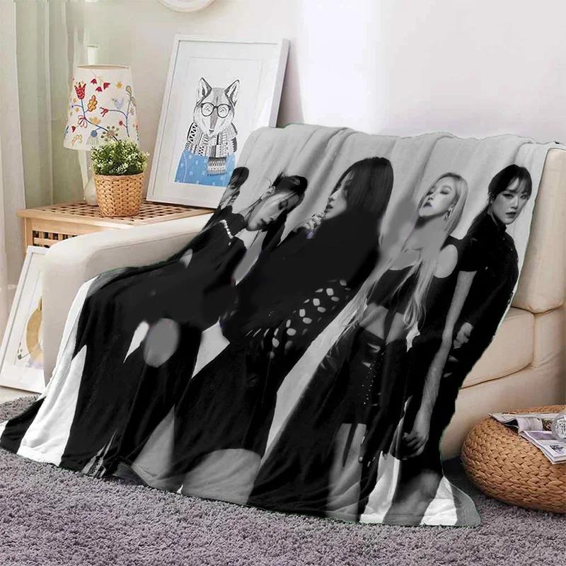 Kpop (G)I-DLE Kpop Girl Miyeon Soft Plush Blanket, Flannel Blanket Throw Blanket for Living Room Bedroom Bed Sofa Picnic Cover