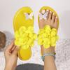 Fashion Women Slippers Fashion Lightweight Slippers Women Outdoor Vacation Slip-on Flat Shoes Ladies Summer Flower Sandals Slides Women