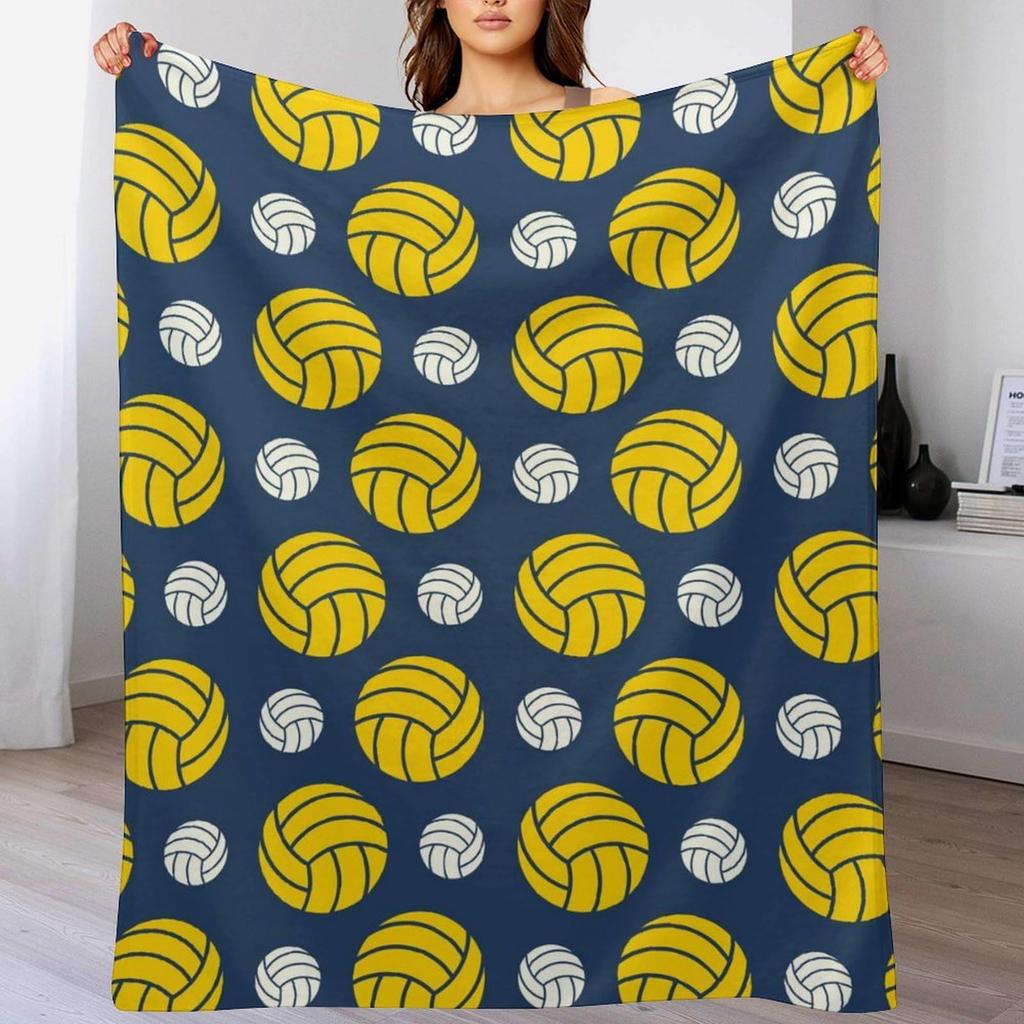 Sports enthusiast pattern Printed Blanket for Sofa Bed Travel Camping Living Room Office Conditioning Blanket