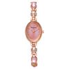 Orologio da donna con catena e bracciale al quarzo con strass intarsiati Orologio da polso Orologio da donna Orologi