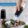 2025+ (2 Pack) Electric Salt and Pepper Grinder Set Battery Operated One Hand Automatic Operation, Adjustable