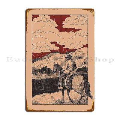 Rdr 2 Red Cloud Metal Plaque Poster Kitchen Vintage Rusty Club Create Tin Sign Poster