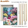 RUOPOTY Painting By Numbers Vase Hand Painted Pictures By Number Flower On Canvas Home Decoration DIY Gift Wall Art