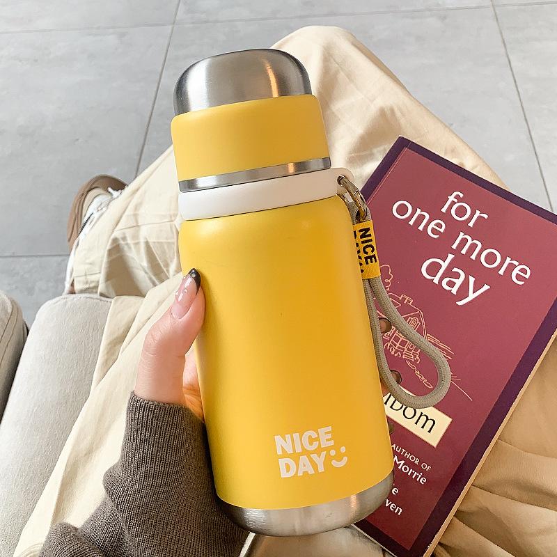 500ml Thermos Bottle Coffee Cups Travel Camping Portable Sealed Water Bottle 316 Stainless Steel Water Bottle