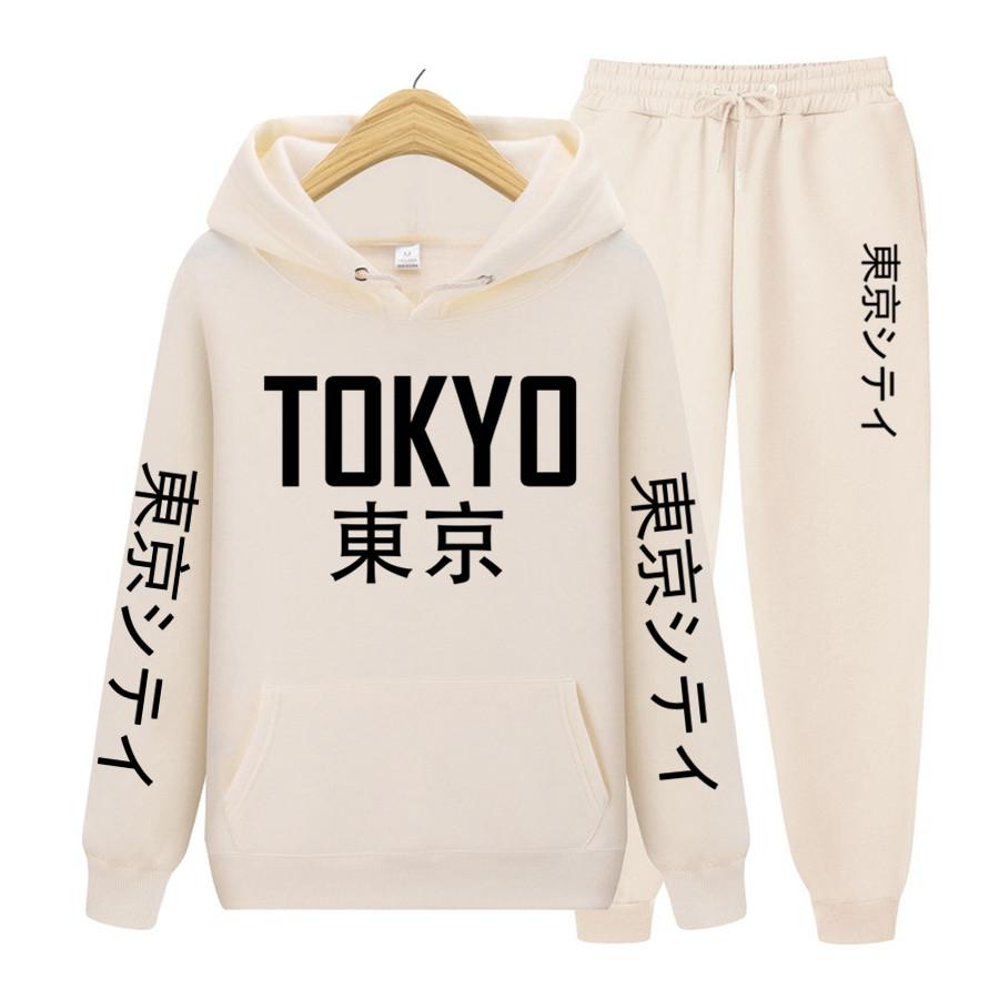 Conjunto de 2 peças de manga comprida feminina com capuz e calça de moletom terno feminino moletom de lã com capuz calças de corrida