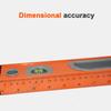 39.37inch/100cm Nivelă Instrumente de Măsură Unelte Construcție Aliaj Aluminiu Nivelă cu Bule Magnetică Pentru Construcții