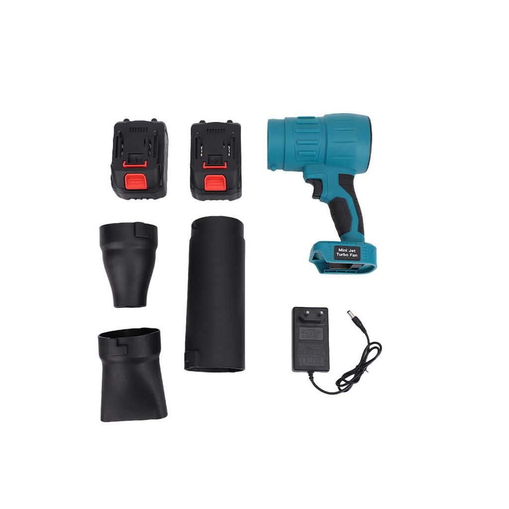 Electric Lf Blower Blue 32000rpm High Speed Lightweight Cordless Handheld Lf Blower with Extension Tube Nozzles for Dust Debris