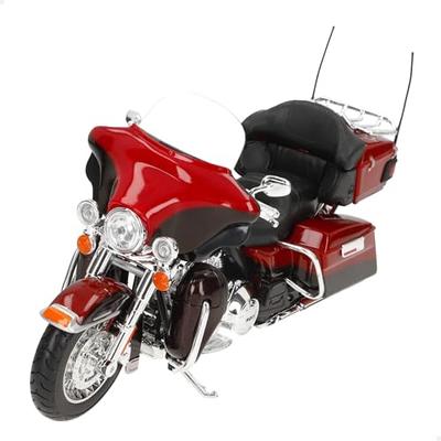 Maisto 1/12 Scale Harley-Davidson 2 2013 FLHTK Electra Glide Red / Diecast Model Car, Motorcycle, Finished Model 32323