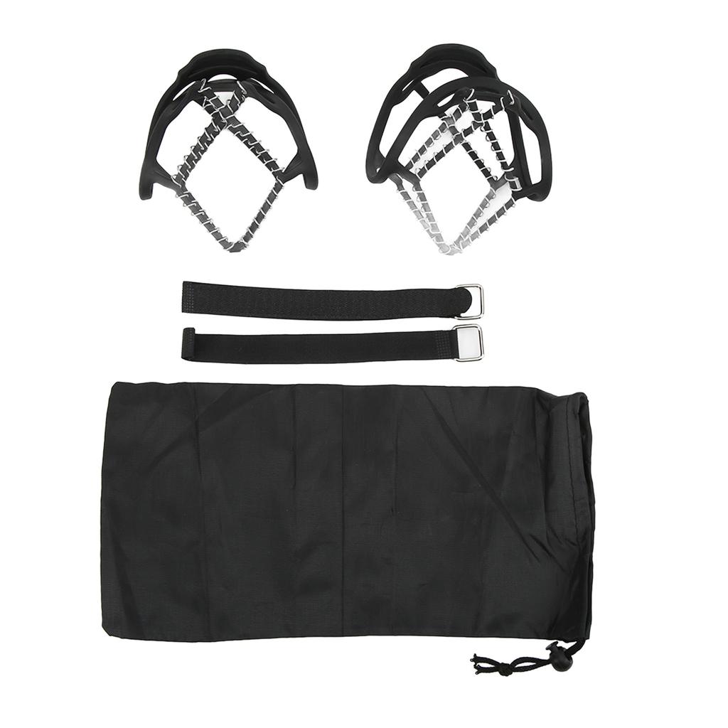 1 Pair Spring Ice Crampon Shoe Covers Anti Slip Walk Traction Cleats for Walking On Snow IceL(39?42