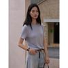 Tencel Modal Mulberry Silk Short-sleeved Women's Summer Round Neck Wool Outer Shirt Slim-fitting and Thin Versatile Bottoming Shirt