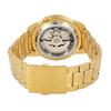 Seiko 5 Gold Tone Stainless Steel Black Dial 21 Jewels Automatic SNKK40J1 Mens Watch