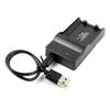 USB Charger for Konica Battery DR-LB4 NP-500 NP-600 DIMAGE 500 530 600 G400 G500 REVIO KD-310Z KD-500Z KD-410Z KD-420Z Camera