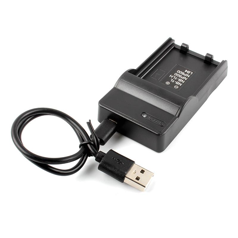 USB Charger for Konica Battery DR-LB4 NP-500 NP-600 DIMAGE 500 530 600 G400 G500 REVIO KD-310Z KD-500Z KD-410Z KD-420Z Camera