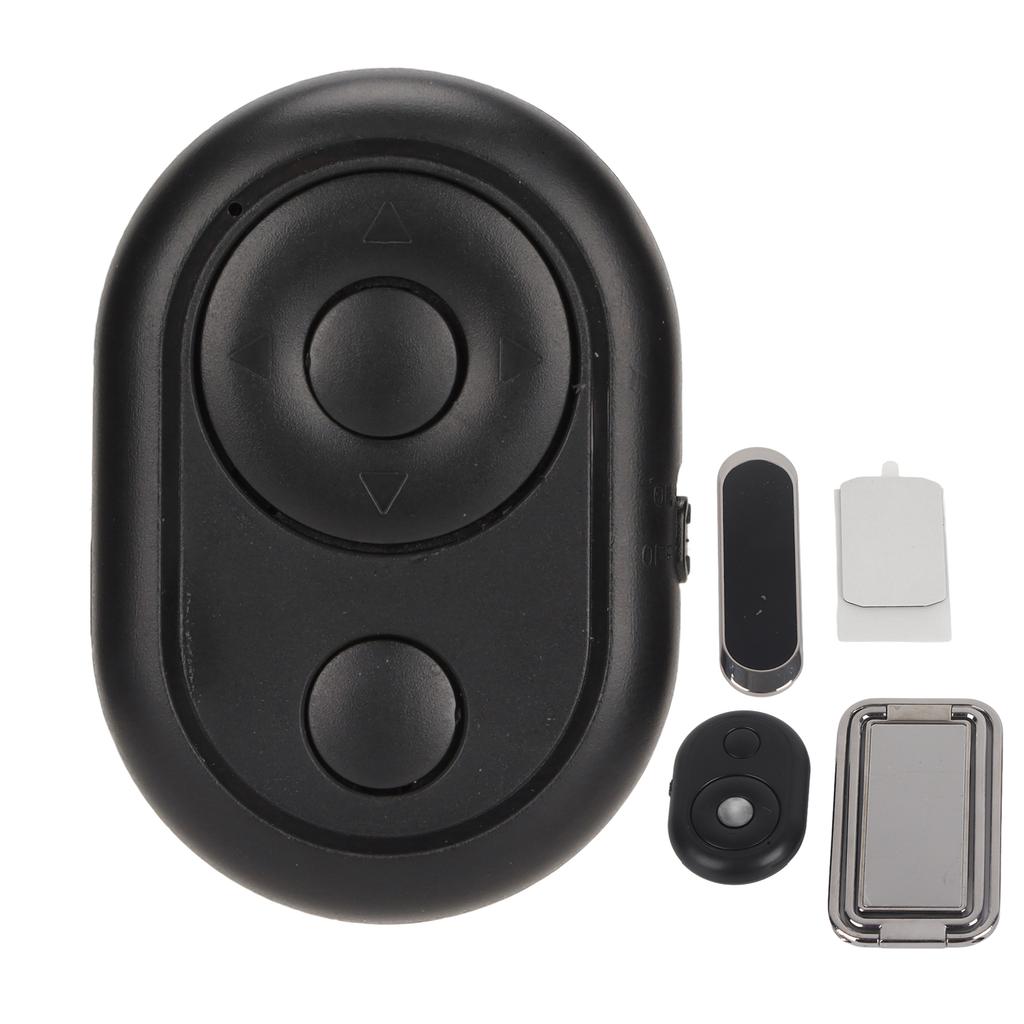 Bluetooth Camera Remote Control Multifunctional Mini Selfie Button Clicker with Brackets for
