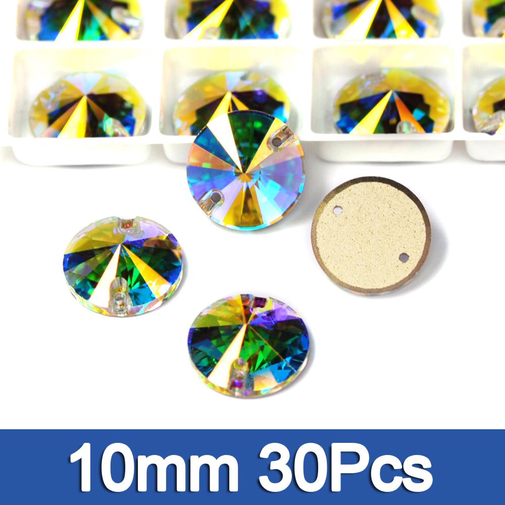Crystal AB Mix DIY Craft Supplies Needlework Sewing Gemstones Flatback Glass Strass Crystals Rhinestones For Clothing