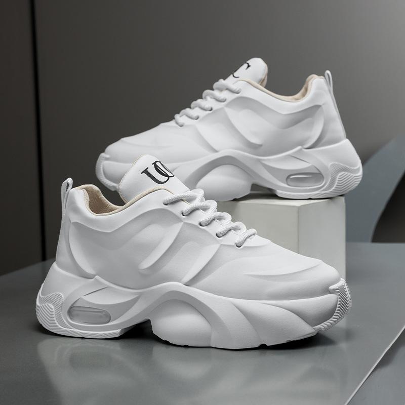 

Модные весенне-осенние новые изысканные мужские кроссовки, молодежные спортивные кроссовки для бега на толстой подошве, увеличивающие рост, zapatos para hombres 43