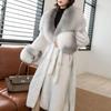 Cross Internet Celebrity Imitation Leather Mink Coat New Fur Lady Coat Fox Imported Fur Collar Mink Coat Mink Coat