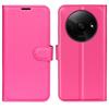 For Xiaomi Redmi A3 4G/Poco C61 4G Case Litchi Texture PU Leather Folding Stand Phone Cover