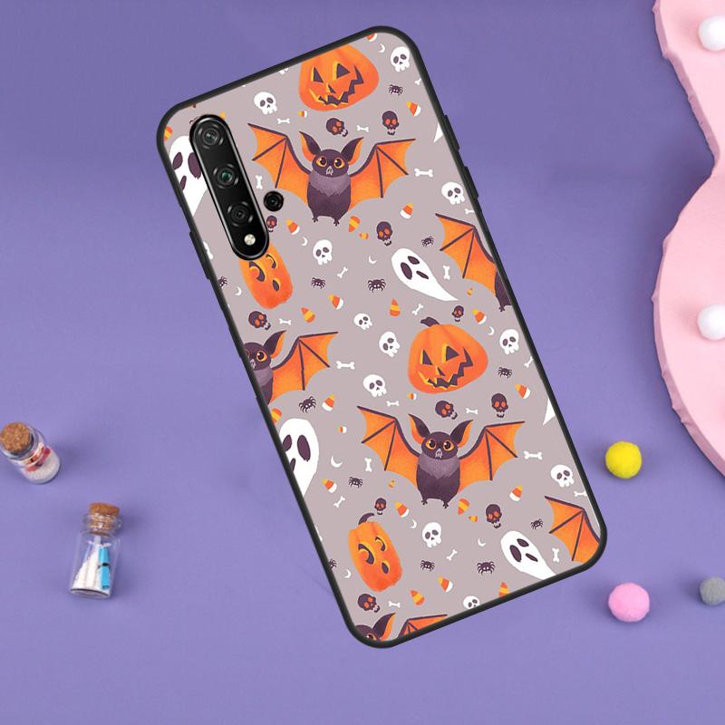 Halloween Vampire Bats For Huawei Nova 10 9 SE 3i 7i 8i 11i 12i Y60 Y61 Y70 Y72 Y73 Y90 Y91 P20 P30 P40 Lite Case