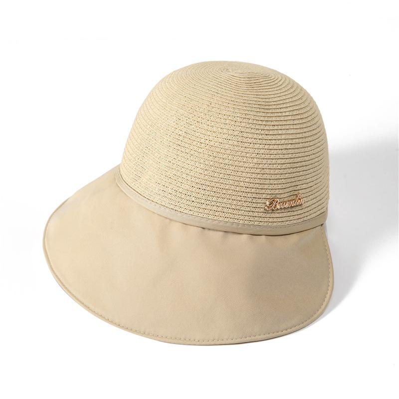 Hat Female Summer Cap Summer Sun Protection Sun Hat Foreign Style Sun Hat Cold Hat Straw Hat