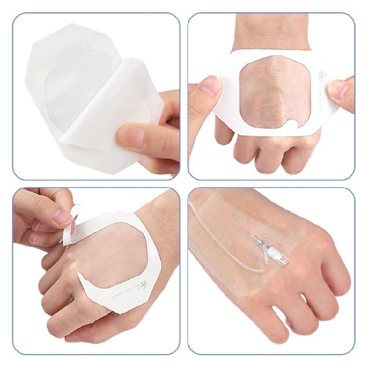 Clear Bandage Waterproof Adhesive Film Dressing 6x7CM 10 Count Flexible Wound Bandages
