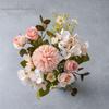 Autumn Chrysanthemum Bouquet - Artificial Flowers for Wedding & Home Decor