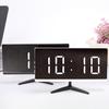 Creative Frameless Bedside Alarm Clock Personalized Clock Simple Electronic Clock Clock Mirror Clock External Power Supply