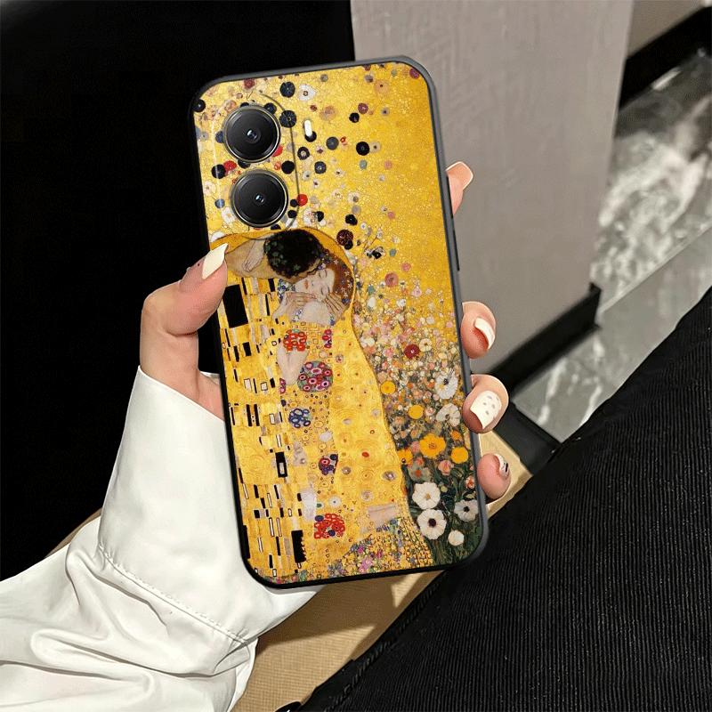 Kiss By Gustav Klimt Art Soft Phone Case for Xiaomi Poco X5 X6 X7 X8 Pro Max X3 F7 F8 Ultra M8 M7 M6 M5 Redmi 15 15C 14C 13C 12C