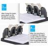 Professional Office Hole Puncher 2 Hole Puncher 150 Sheet Capacity Heavy Duty 2 Hole Puncher For Paper PVC Cardstock