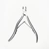 Stainless Steel Reverse-Grip Cuticle Nippers: Small Blade Nail Art & Repair Tool
