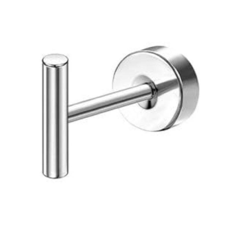 Bobisty 1pc Earrings for Sensitive Ears Surgical Stainless Steel Earrings for Women Dainty Flat Back Earring Stud Hoop Cartilage