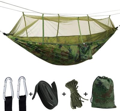 260 * 140cm High-quality Wholesale Portable 210 Nylon Outdoor Mosquito Net Camping Hammock