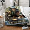 1pc The Lord of the Rings: Return of King Cartoon Blanket,Portable Throw for Travel & Camping, All Season Cozy Blanket,Ideal Gift