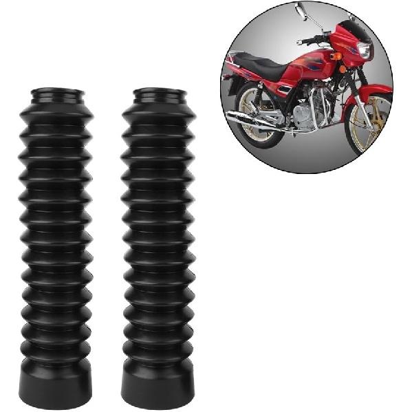 

Xr200 Fork Boots,Tw200 Fork Boots,Pw80 Fork Tube Boot Shock,Universal Motorcycle Fork Protector Gaiters - 2X Rubber Front Fork Covers for 250R,ATC