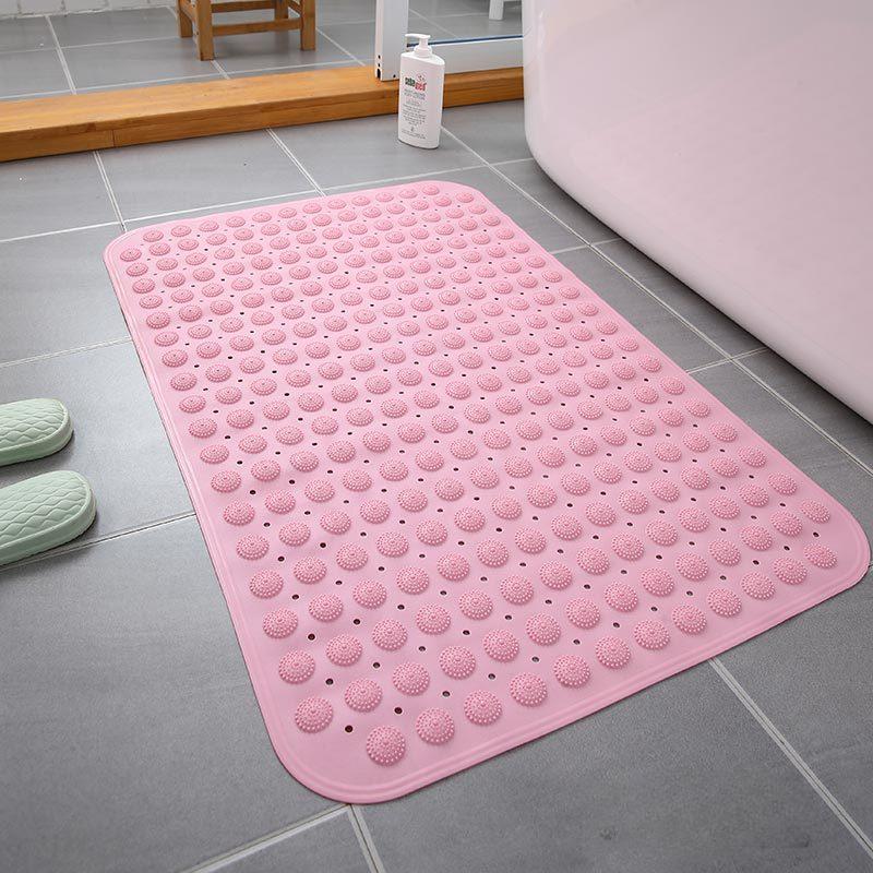 Bathroom Anti-skid Floor Mat, Door Mat, Shower Room Bathtub Foot Mat, Household Magnet Massage PVC Bathroom Anti-skid Mat
