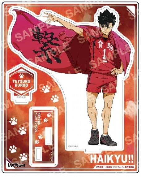 

Акриловая подставка Tetsuro Kuroo Nekoma Banner Haikyuu Official Goods