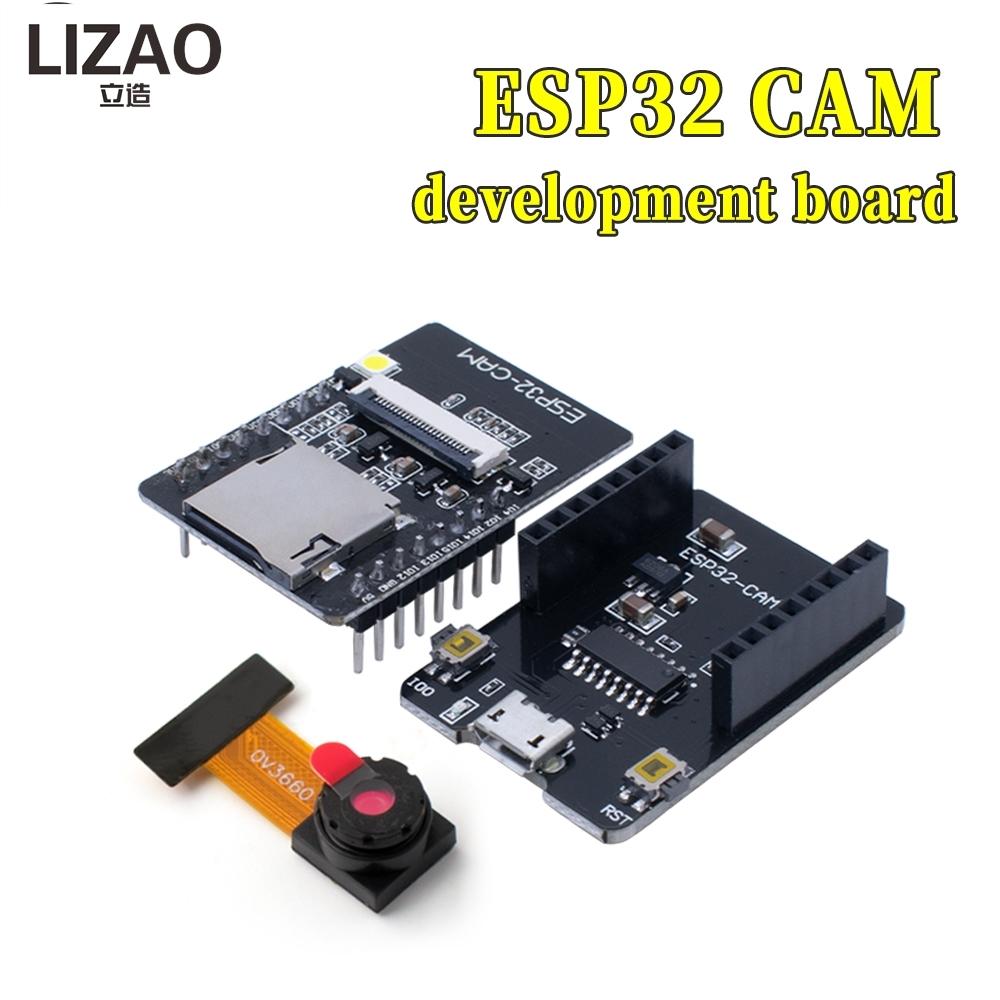 LIZAO ESP32-CAM Development Board, WiFi+Bluetooth Module with OV3660 High-Definition Camera