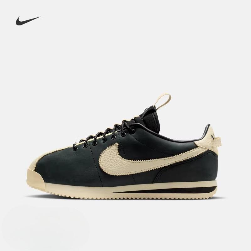 

Nike Women s Flat Low-Top Sneakers - Spring New Style Retro Running Shoes - Fashion Sport Shoes - NIKE CORTEZ II 5708 35.5 чёрный