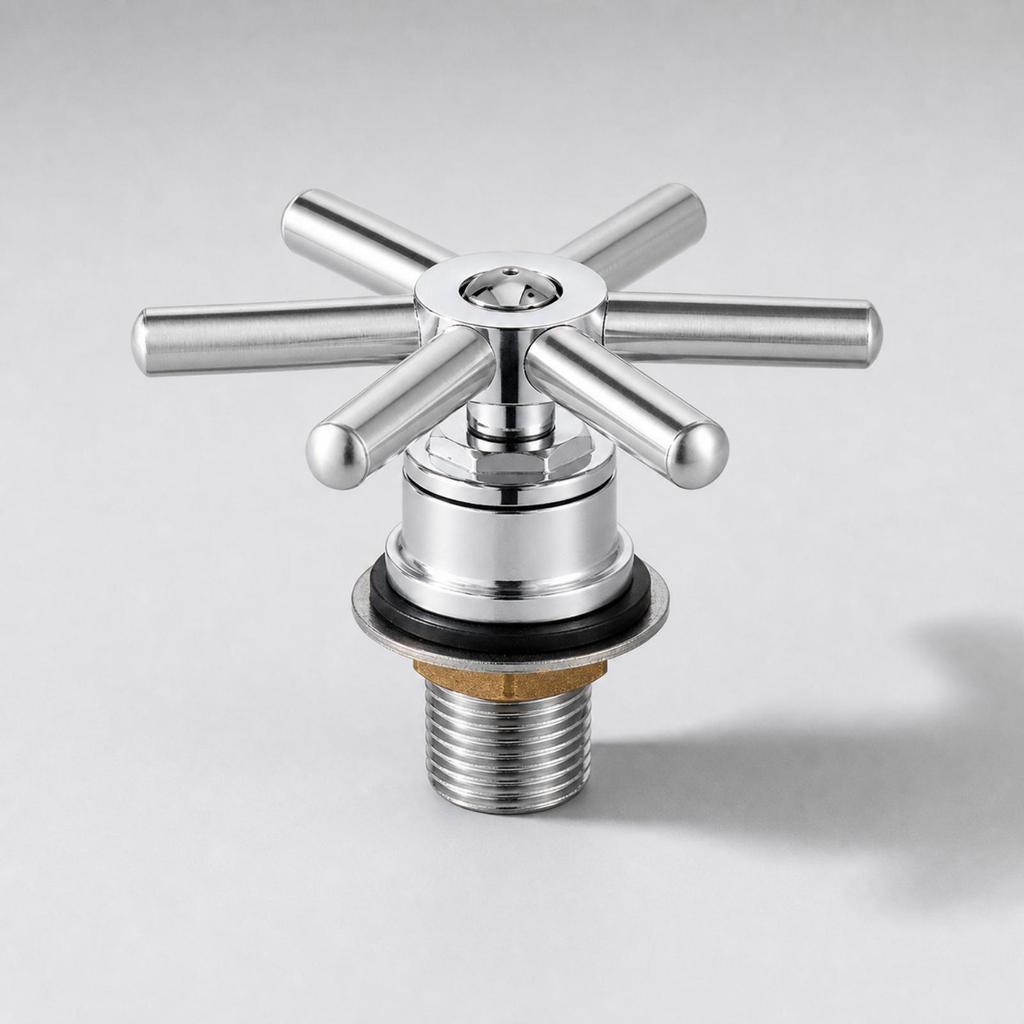 Sink Cup Rinser | High-Pressure, with six-spoke Spray Head, Quick,